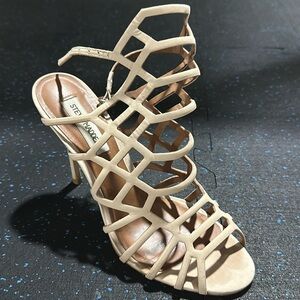 Steve Madden Slithur Heels Blush Nubuck 8.5